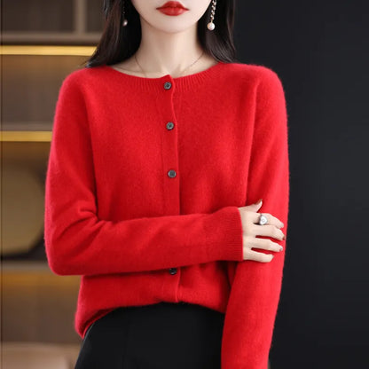Elarova | elegante Damenstrickjacke für ultimativen Komfort