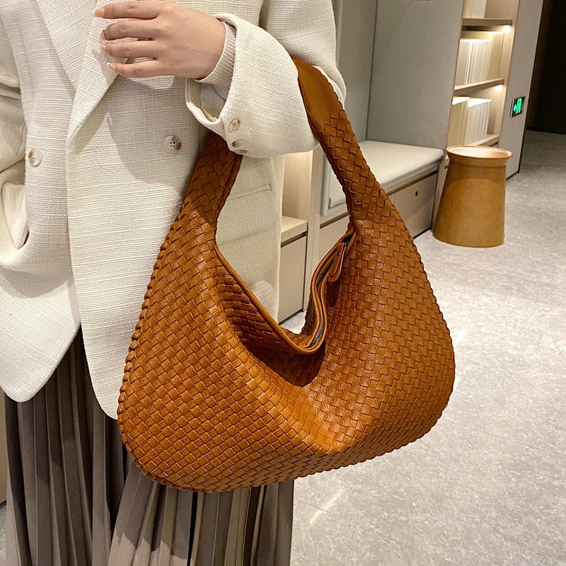 Elarova | ️elegante Lederschultertasche