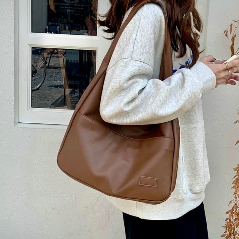 Elarova | ️elegante Lederschultertasche