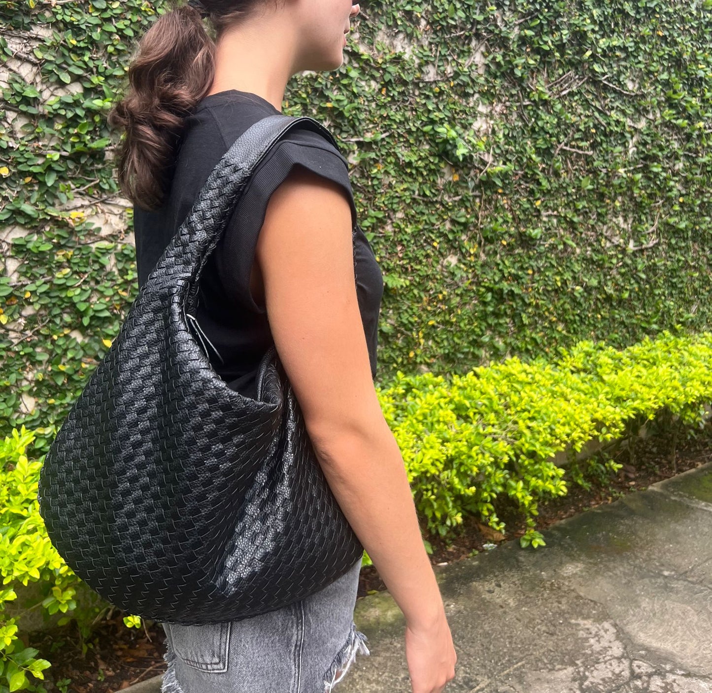 Elarova | ️elegante Lederschultertasche