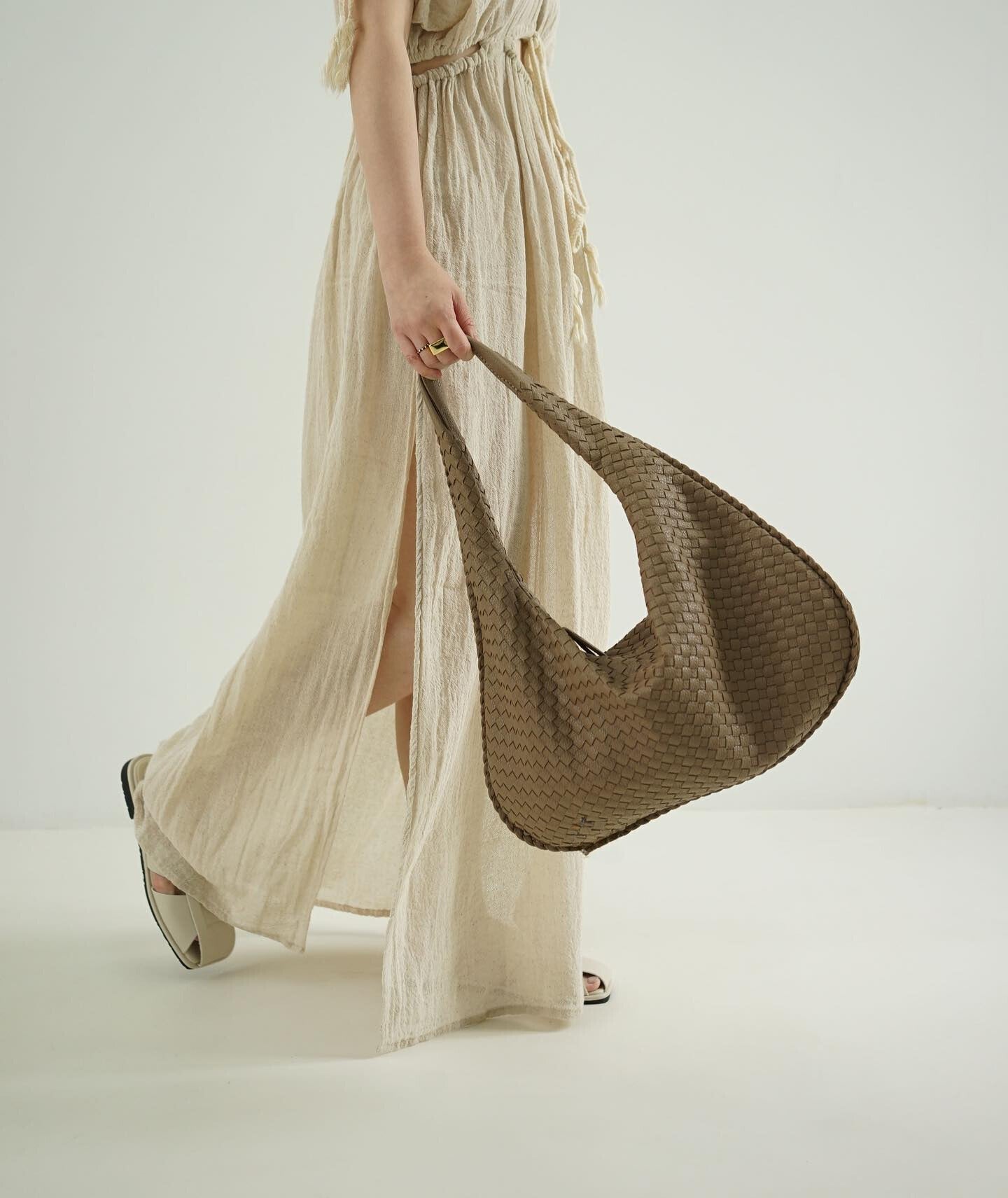 Elarova | ️elegante Lederschultertasche
