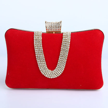 Elarova | förmige DiamantWildlederTasche