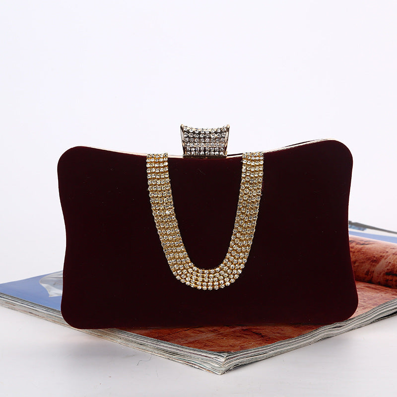 Elarova | förmige DiamantWildlederTasche