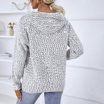 Damen Kapuzen-Cardigan Funktionales Design - Norvielle