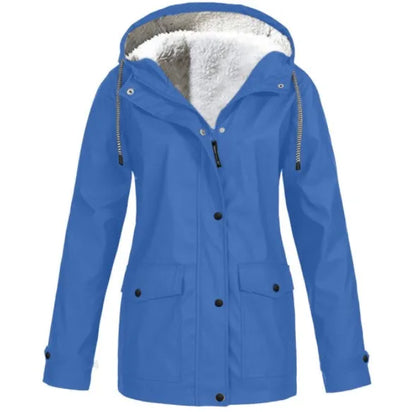 Elarova | wind- und wasserdichte Outdoor-Jacke mit Fleece-Futter