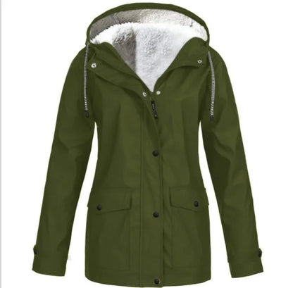 Elarova | wind- und wasserdichte Outdoor-Jacke mit Fleece-Futter