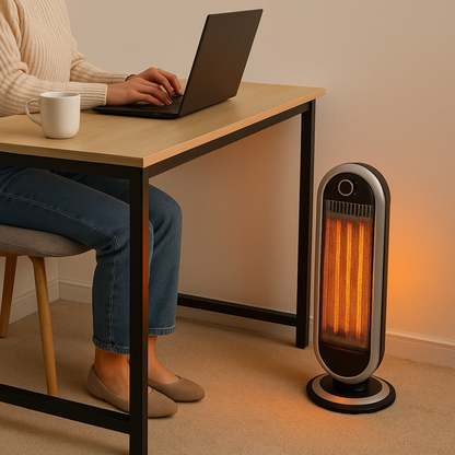 Elektrischer Heizer Tragbar Oszillierend Energieeffizient