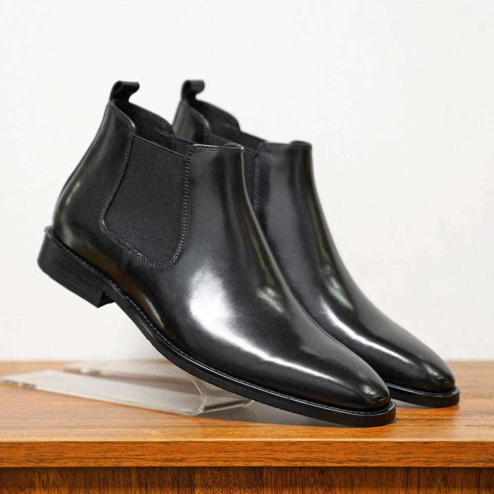 Damen Chelsea Boots Braun Leder - Norvielle