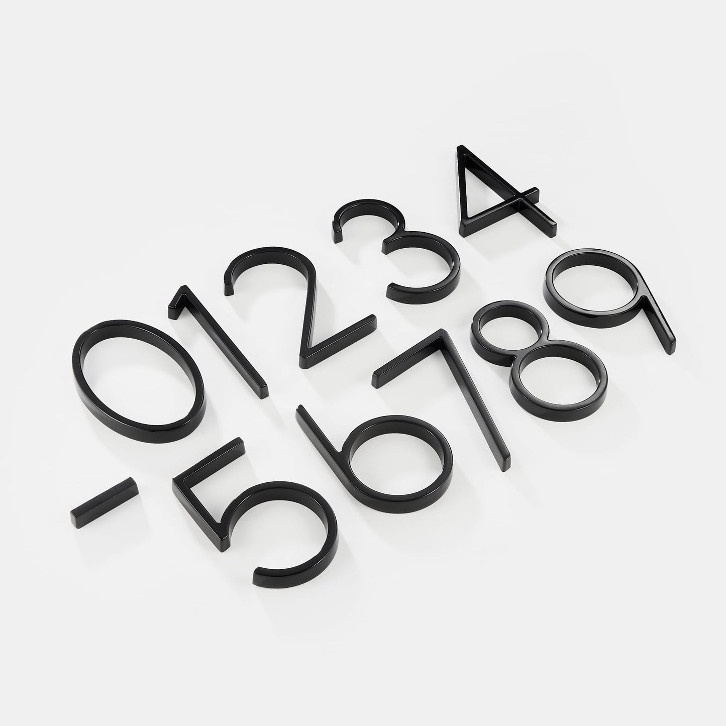 Zinklegierung Hausnummer Schwebend Modern