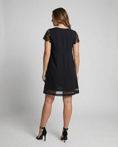 Norvielle Damen Kleid Elegantes Detail