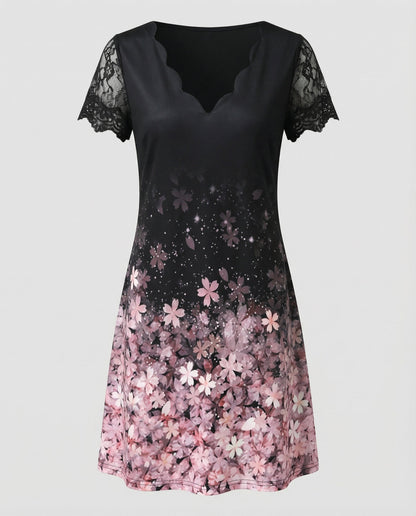 Norvielle Damen Kleid Elegantes Detail