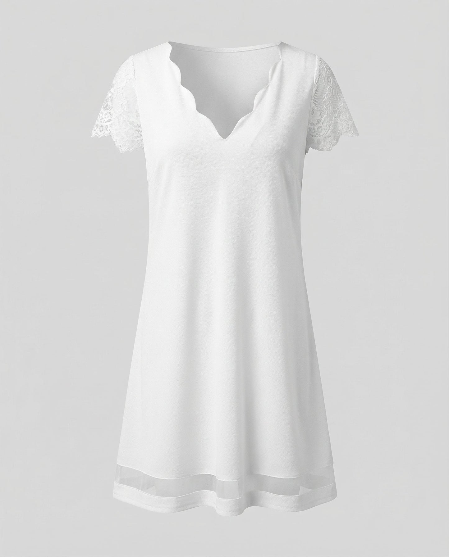 Norvielle Damen Kleid Elegantes Detail