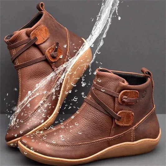 Damen Stiefeletten Wasserdicht Schwarz - Norvielle