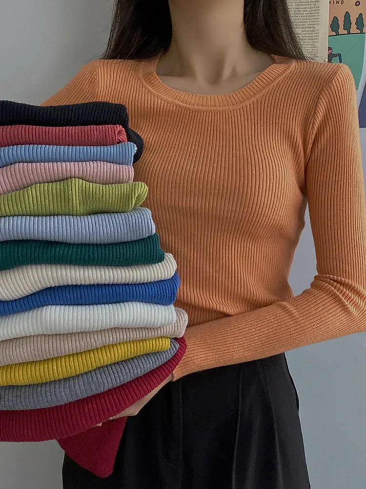 Norvielle Damen O-Hals Pullover - Norvielle