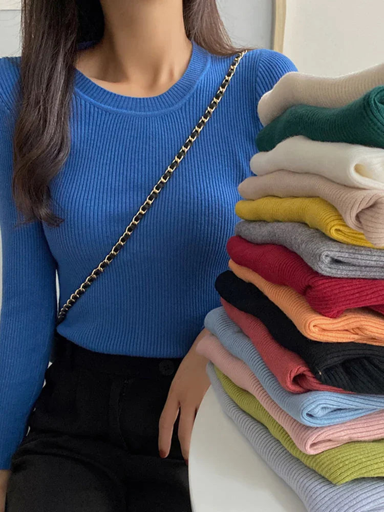 Norvielle Damen O-Hals Pullover