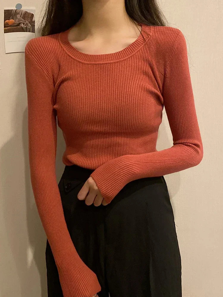 Norvielle Damen O-Hals Pullover