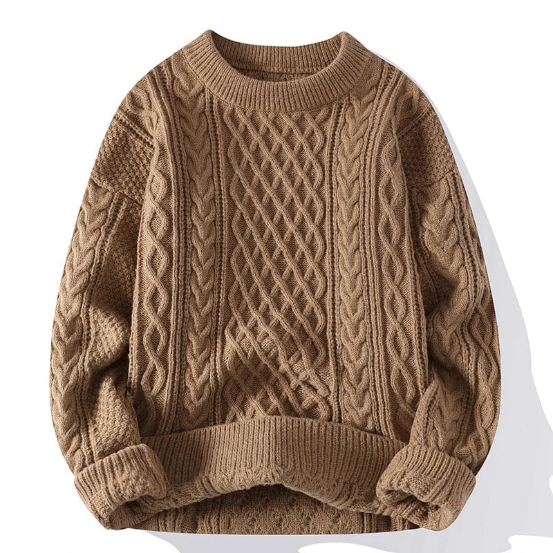 Damenpullover Baumwolle Kabelstrick Weich - Norvielle