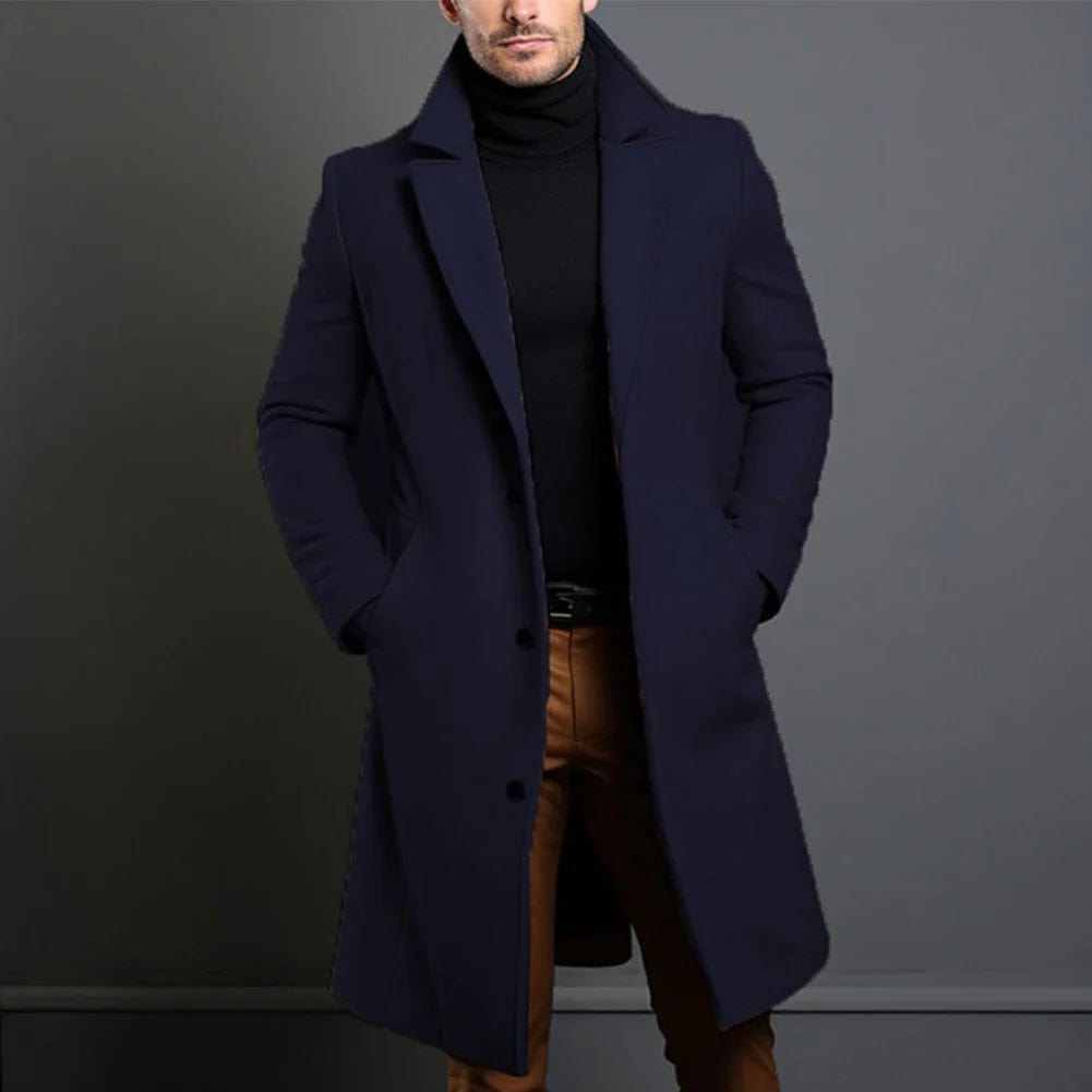 Eleganter Wollmantel in Beige für Wintertage 4