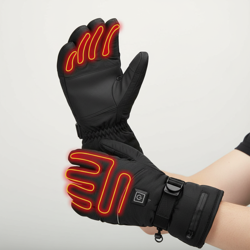 Wasserdichte Heizhandschuhe Unisex 3 Heizstufen Touchscreen