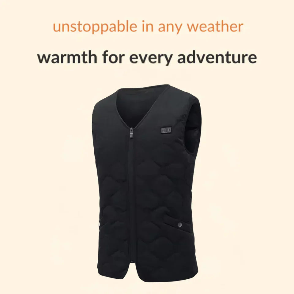 Elektrischer Bodywarmer HeatCore Doppelsteuerung USB Aufladbar