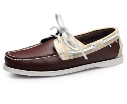 Herren Klassische Schnürschuhe Leder Braun - Norvielle