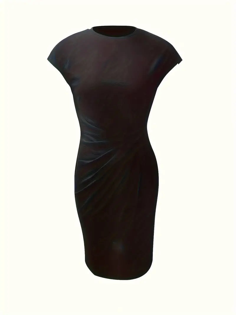 Norvielle Damen Midi Kleid Zeitlos