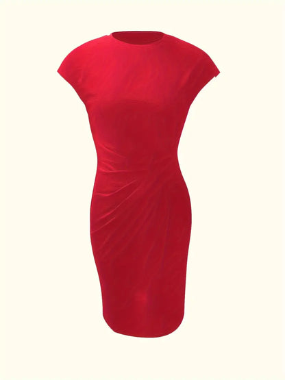 Norvielle Damen Midi Kleid Zeitlos
