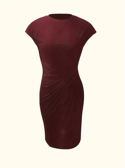 Norvielle Damen Midi Kleid Zeitlos
