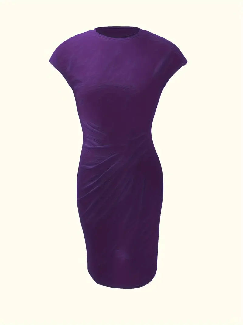 Norvielle Damen Midi Kleid Zeitlos
