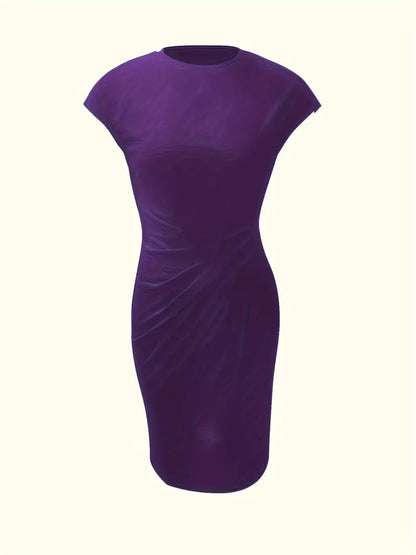 Norvielle Damen Midi Kleid Zeitlos