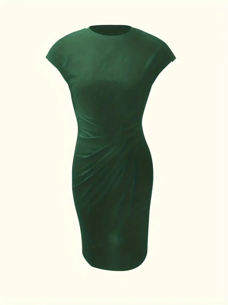 Norvielle Damen Midi Kleid Zeitlos