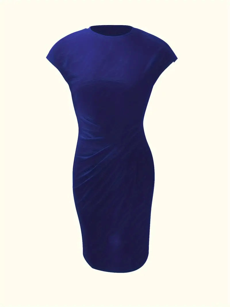 Norvielle Damen Midi Kleid Zeitlos