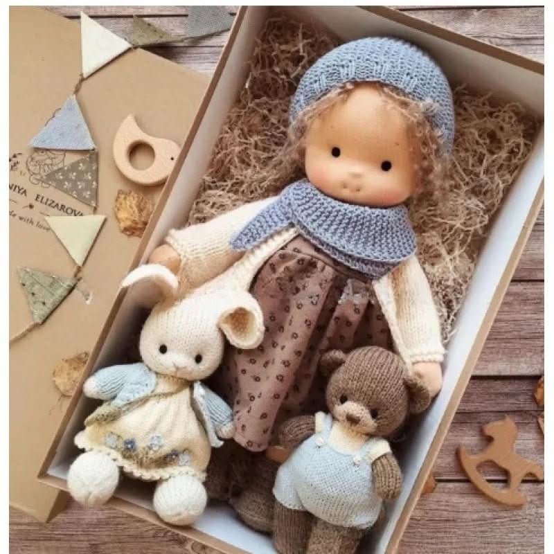 Waldorf Puppe Baumwolle Handgemacht