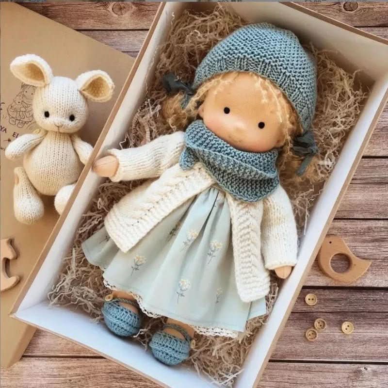 Waldorf Puppe Baumwolle Handgemacht