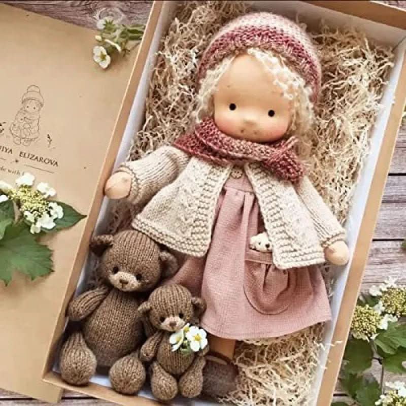 Waldorf Puppe Baumwolle Handgemacht