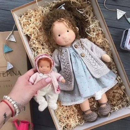 Waldorf Puppe Baumwolle Handgemacht