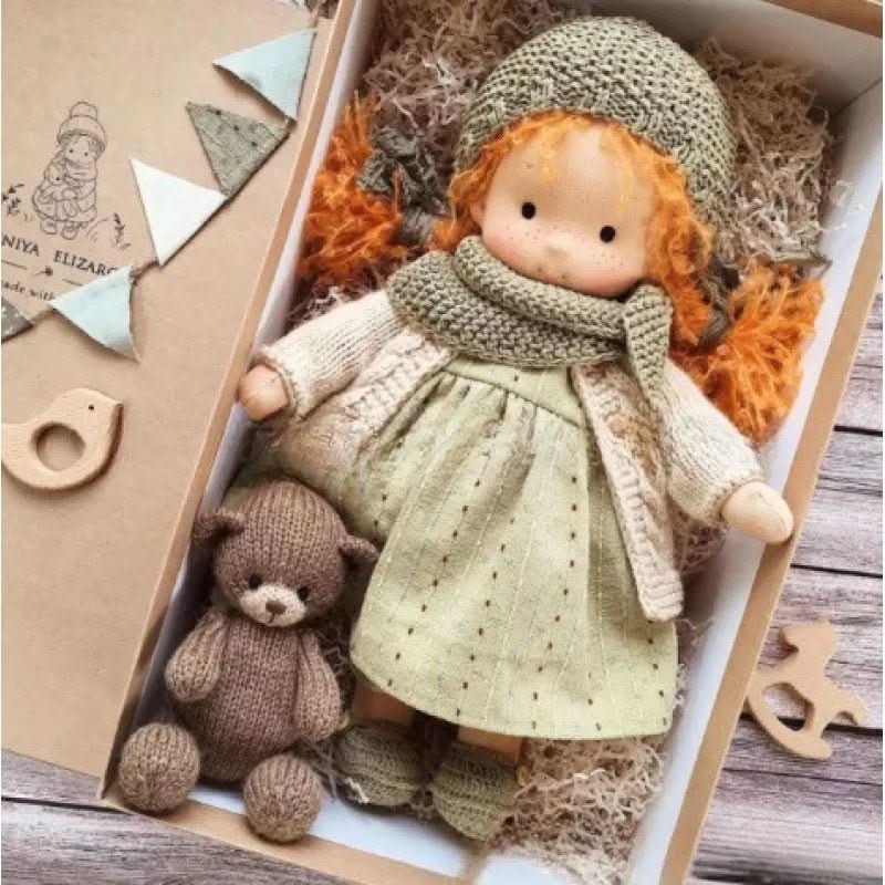Waldorf Puppe Baumwolle Handgemacht
