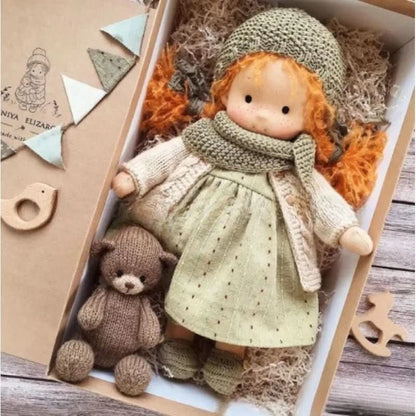 Waldorf Puppe Baumwolle Handgemacht