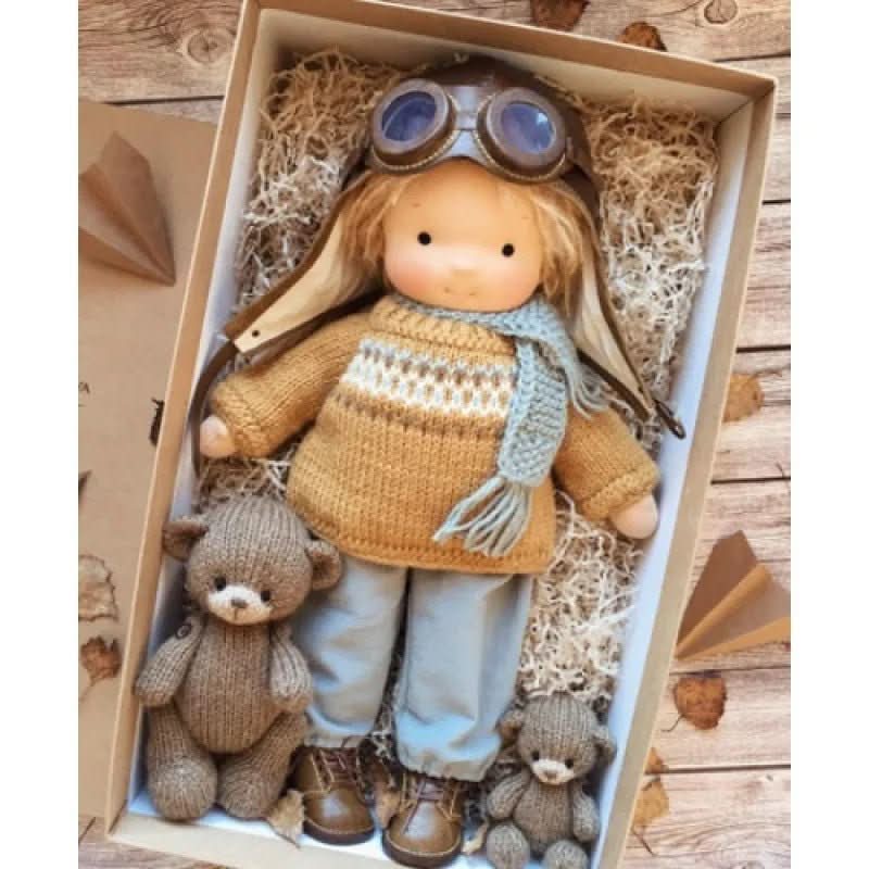 Waldorf Puppe Baumwolle Handgemacht