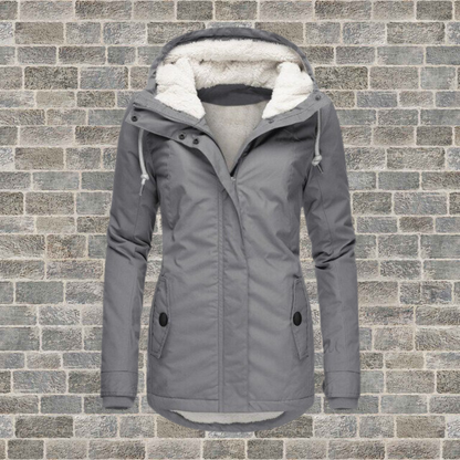 Damen Winterjacke Lang Warm Isoliert