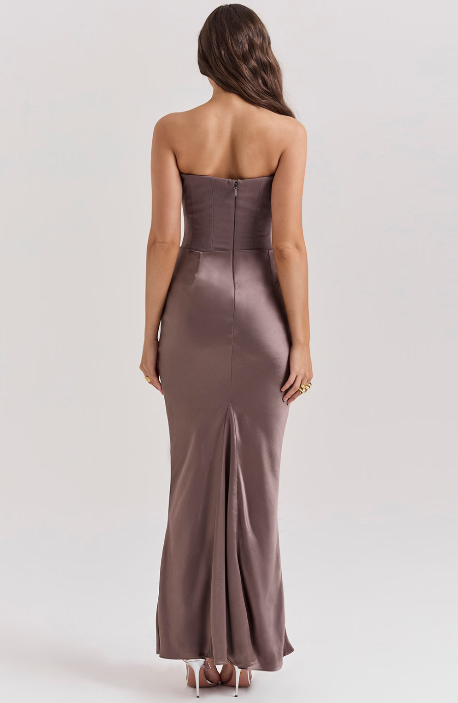 Damen Langes Bodycon-Kleid für Hochzeitsgäste