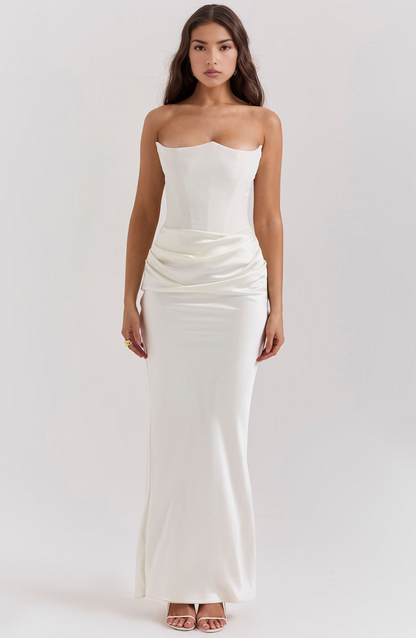 Damen Langes Bodycon-Kleid für Hochzeitsgäste