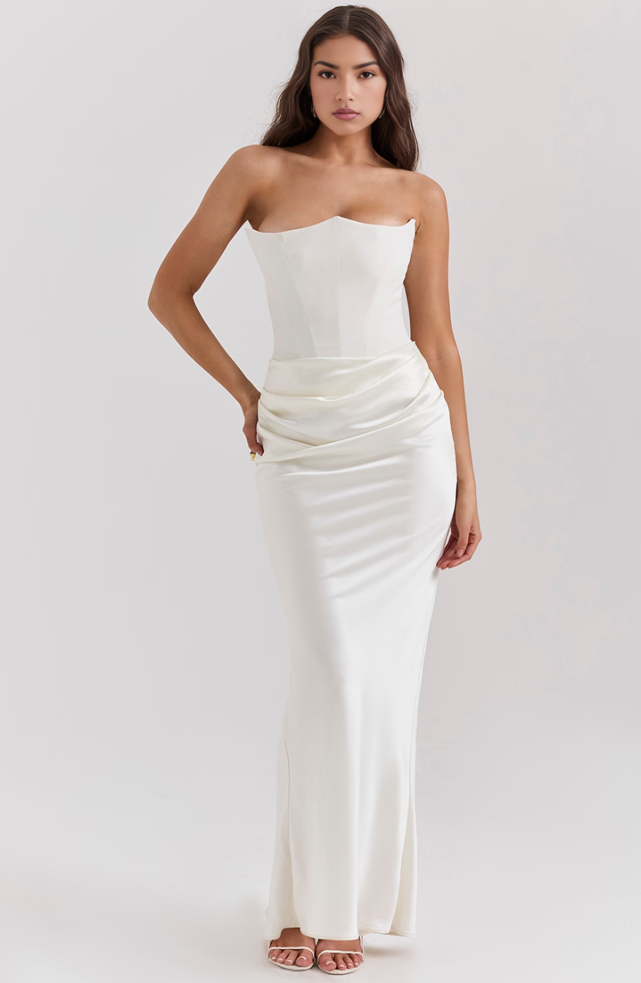 Damen Langes Bodycon-Kleid für Hochzeitsgäste