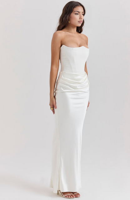Damen Langes Bodycon-Kleid für Hochzeitsgäste