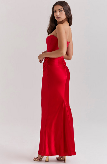Damen Langes Bodycon-Kleid für Hochzeitsgäste