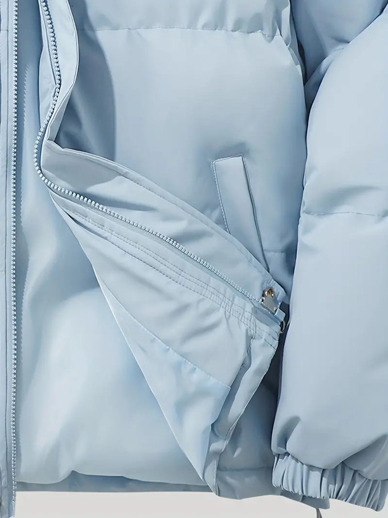 Damen Winterjacke Lang Kapuze