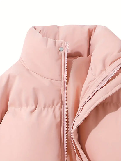 Damen Winterjacke Lang Kapuze