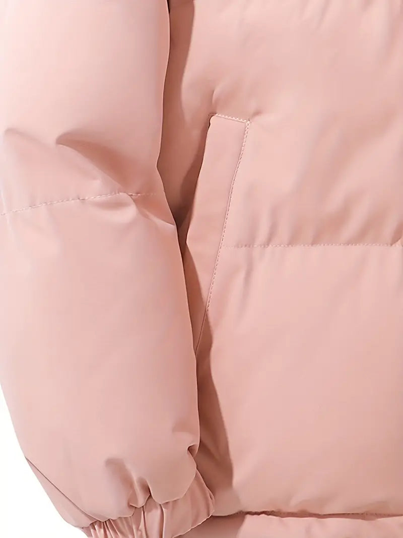 Damen Winterjacke Lang Kapuze