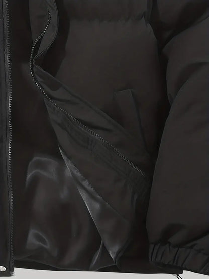 Damen Winterjacke Lang Kapuze