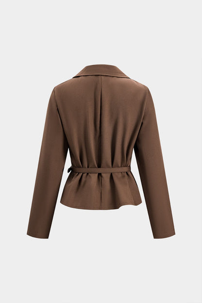 Damen Blazer-Set Plisseerock Elegantes